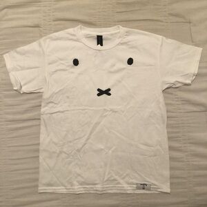 Otherwild White Tee with Black Face Design
